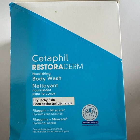 Travel size Cetaphil RESTORADERM Body Wash & Moisturizer Packets, 25-Pack, 10ml - Picture 2 of 3